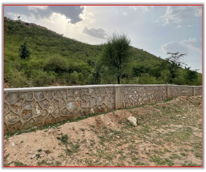Eco-restoration pucca wall 4' Height at Jhiri Forest Block, AlwarPicture5.jpg